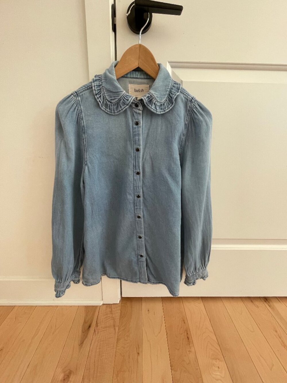 ba&sh Denim Blouse - Picture 2 of 8